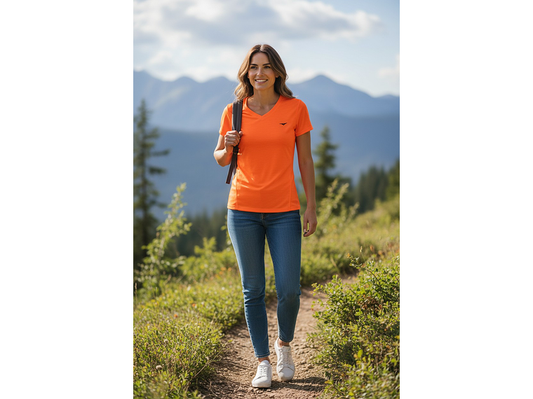 Polera Penalty 645 Femenina Naranjo 8