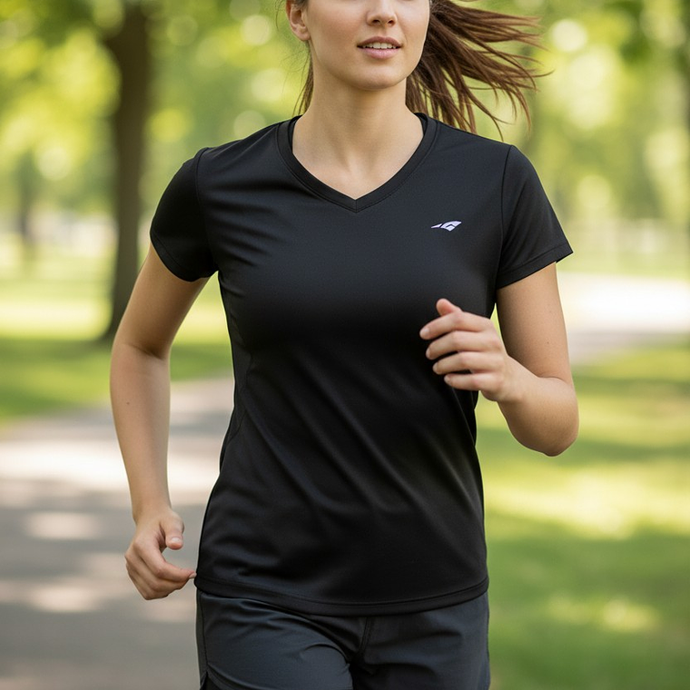 Polera Penalty 645 Femenina Negra 2