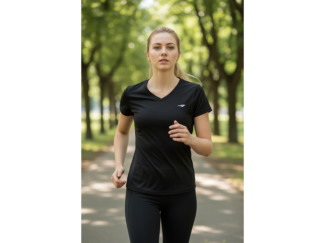 Polera Penalty 645 Femenina Negra 4