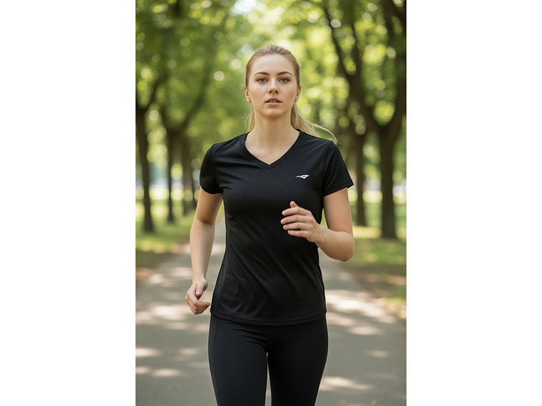 Polera Penalty 645 Femenina Negra 4