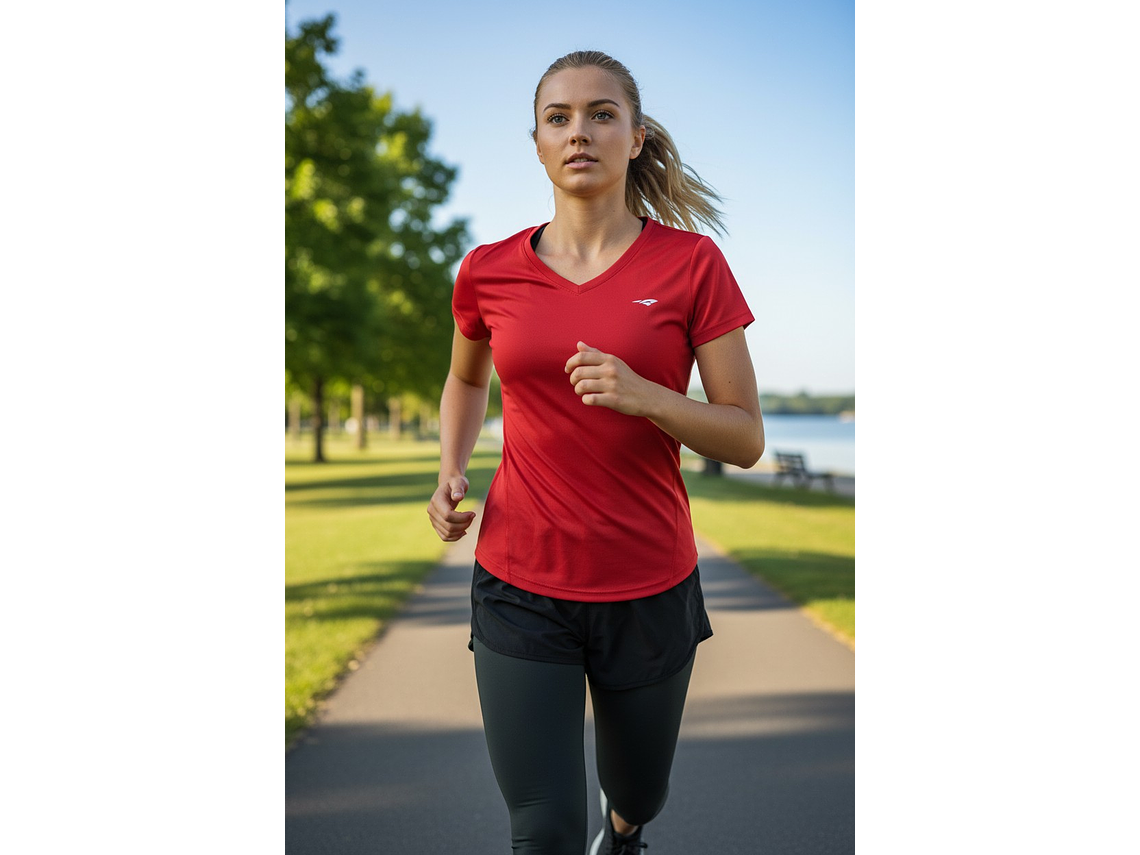 Polera Penalty 645 Femenina Roja 2