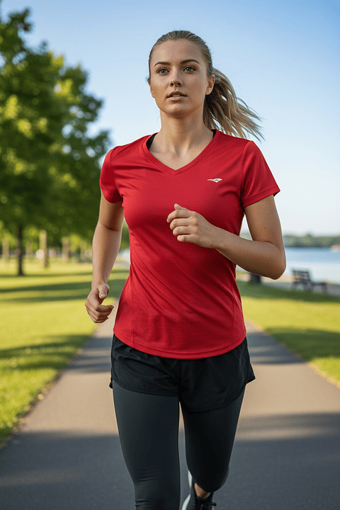 Polera Penalty 645 Femenina Roja