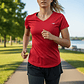 Polera Penalty 645 Femenina Roja - Miniatura 2
