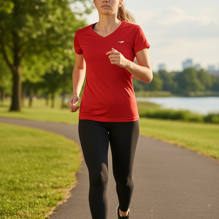 Polera Penalty 645 Femenina Roja 3