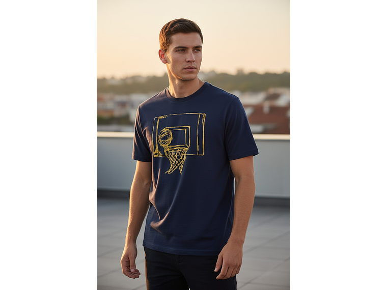 Polera Penalty Basket Azul Oscuro 3