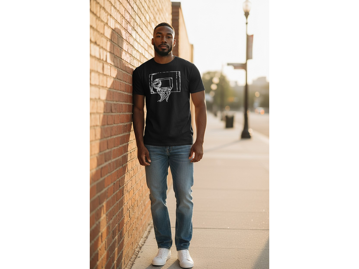 Polera Penalty Basket Negro 2