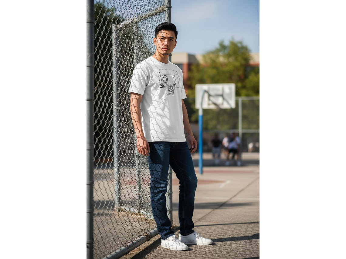 Polera Penalty Basket Blanco 5