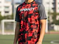Polera Penalty Camuflaje Negro Rojo - Miniatura 6
