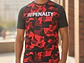 Polera Penalty Camuflaje Negro Rojo - Miniatura 9
