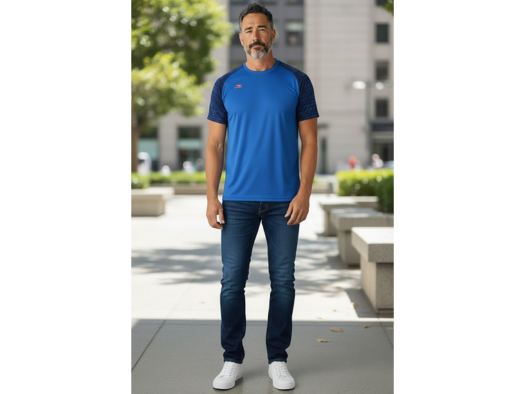 Polera Penalty Digital UV IX Azul 2