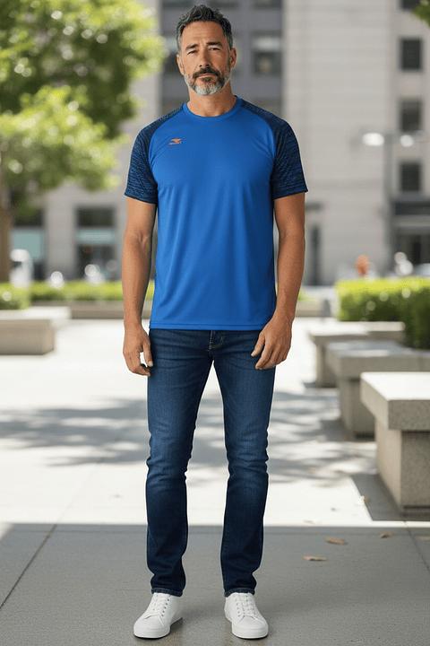 Polera Penalty Digital UV IX Azul