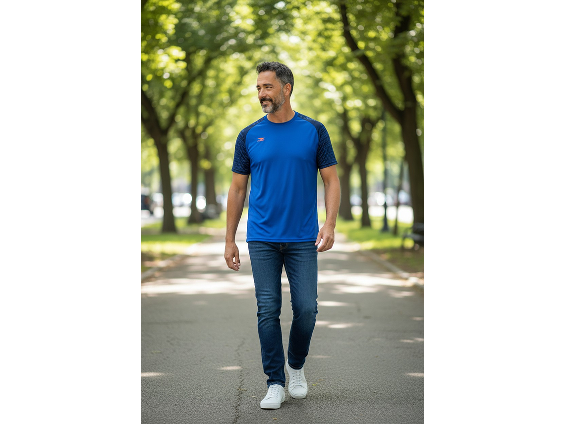 Polera Penalty Digital UV IX Azul 4