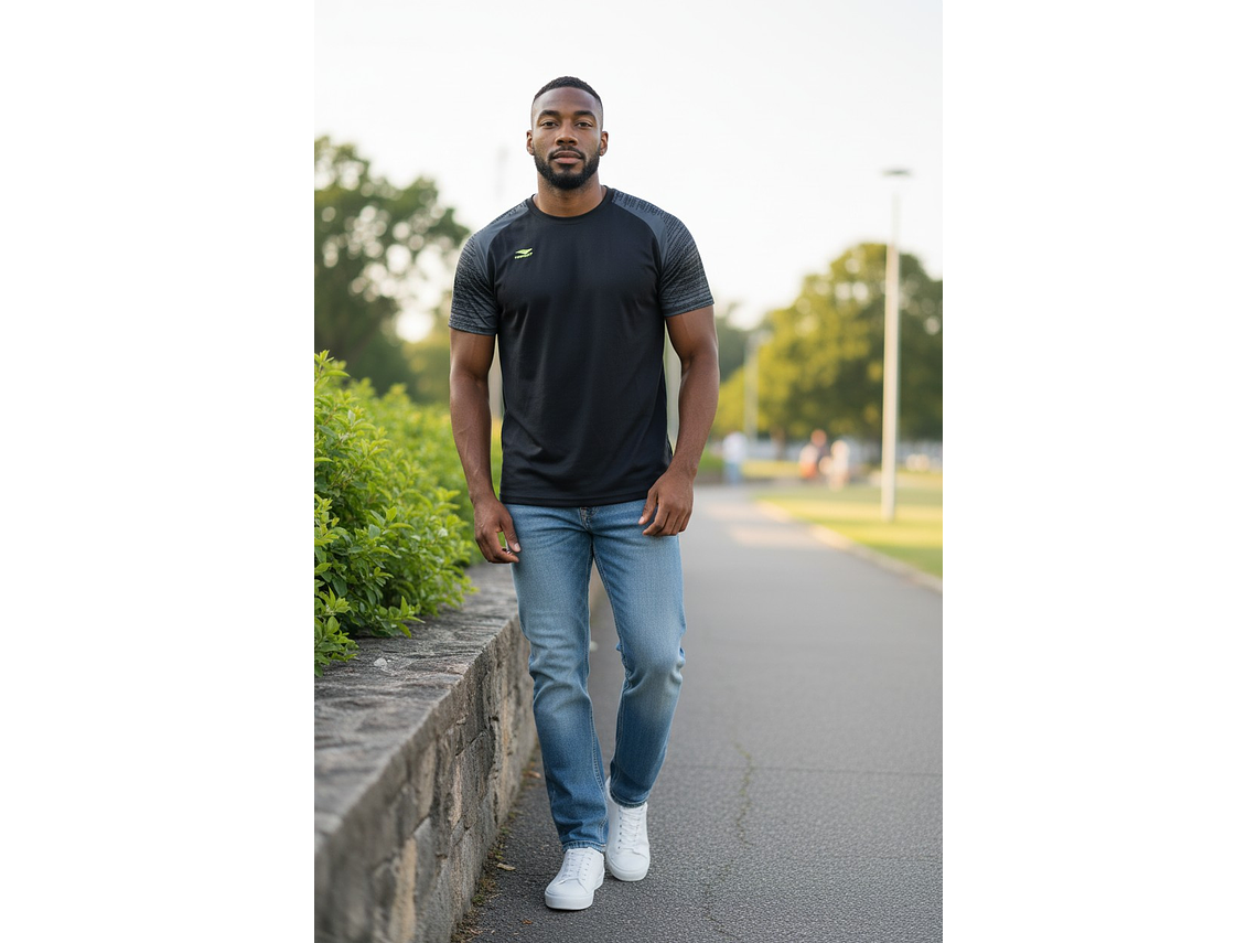 Polera Penalty Digital UV IX Negro 6