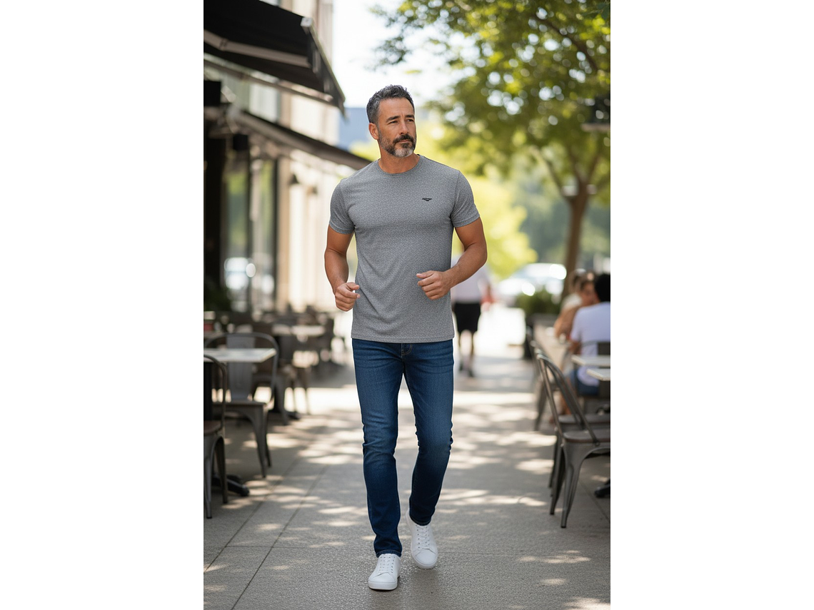 Polera Penalty Duo Gris 5