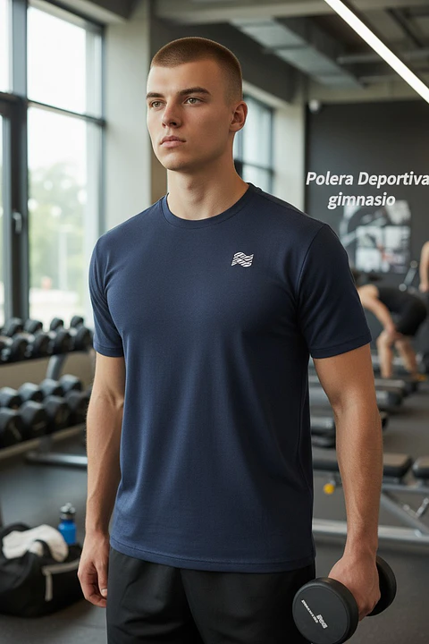 Polera Penalty Flamula Azul Oscuro