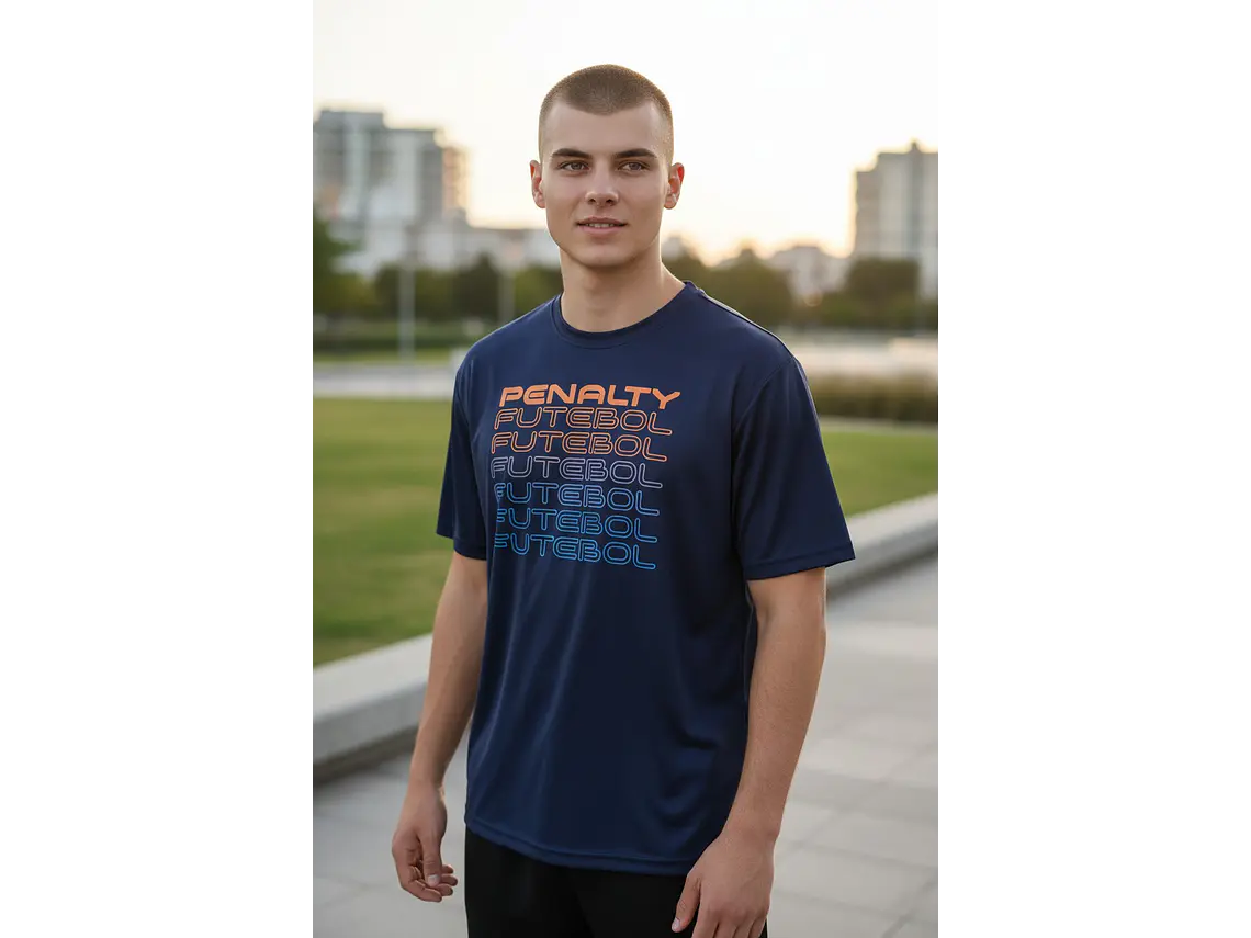 Polera Penalty Futbol Azul Oscuro 5