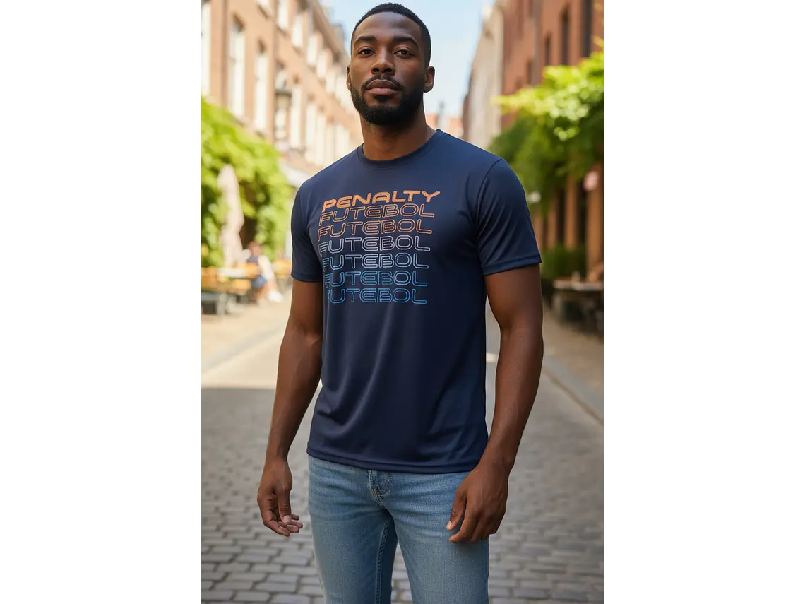 Polera Penalty Futbol Azul Oscuro 2