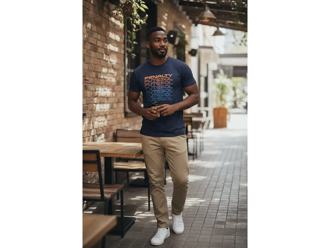 Polera Penalty Futbol Azul Oscuro 4