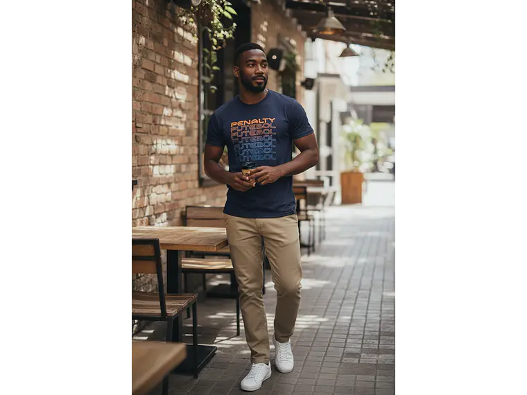 Polera Penalty Futbol Azul Oscuro 4