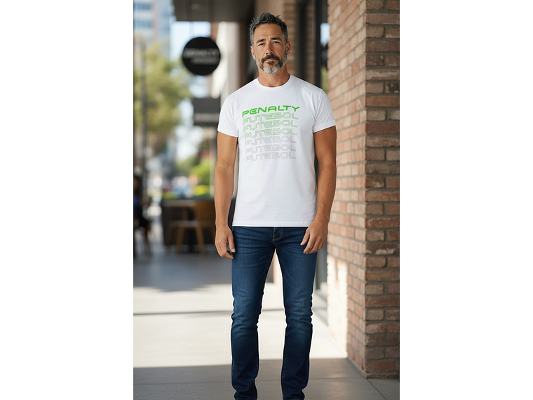 Polera Penalty Fútbol Blanco 2