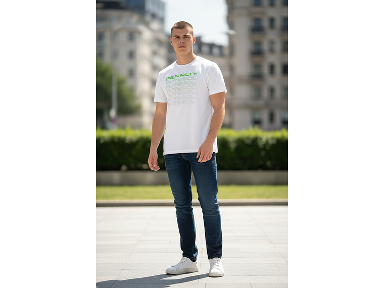 Polera Penalty Fútbol Blanco 4