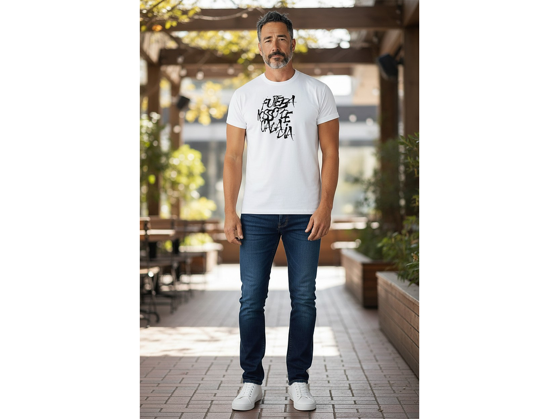 Polera Penalty Futbol Diario Blanco 2