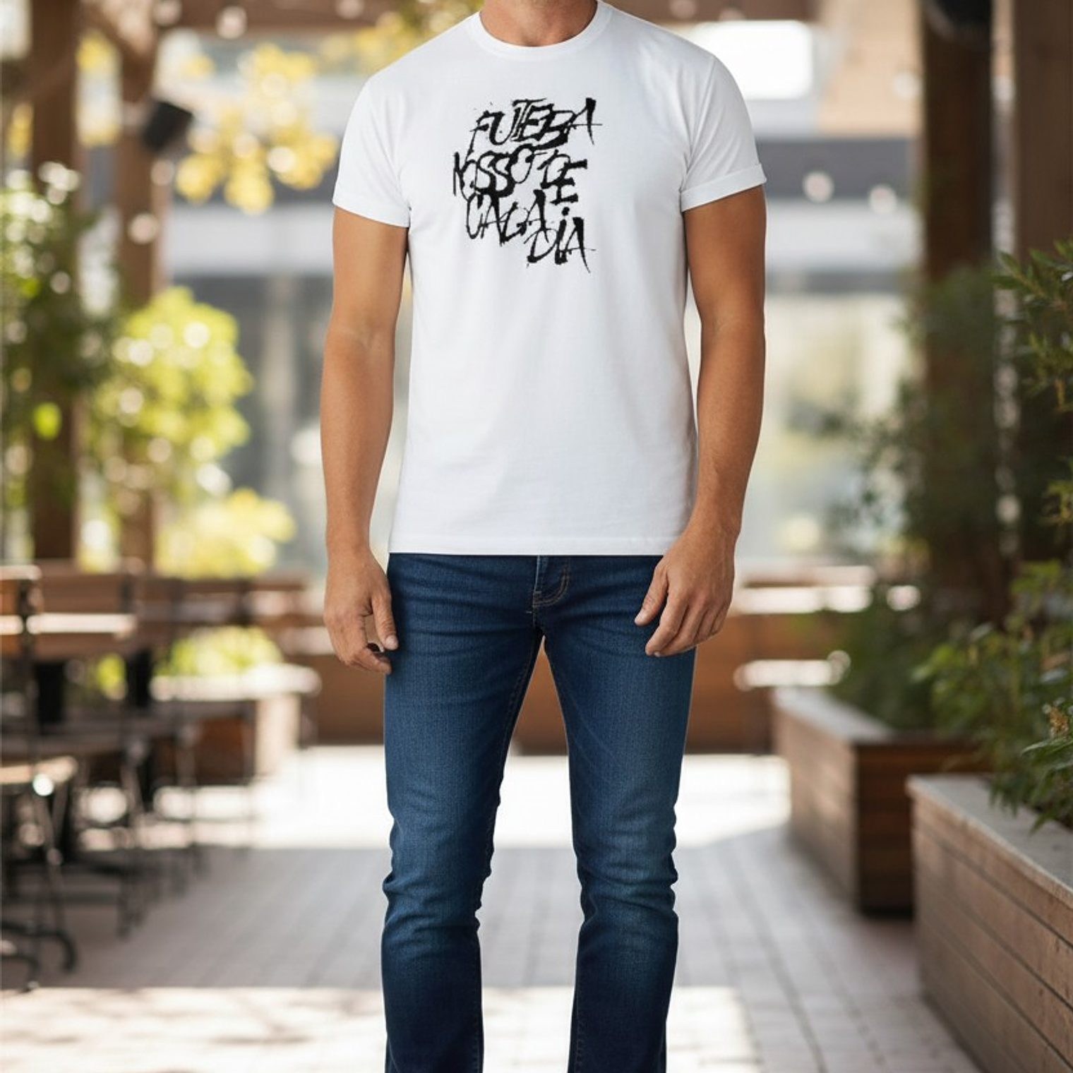 Polera Penalty Futbol Diario Blanco 2