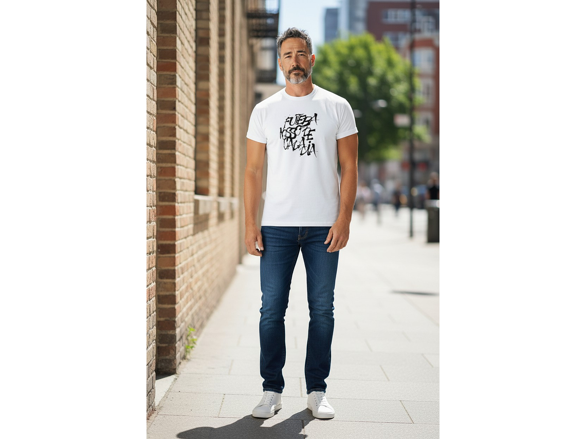 Polera Penalty Futbol Diario Blanco 3