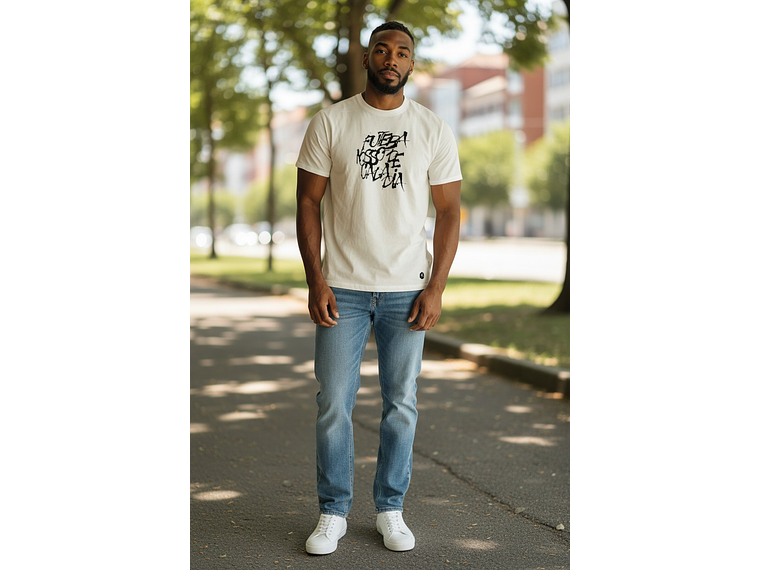 Polera Penalty Futbol Diario Blanco 4