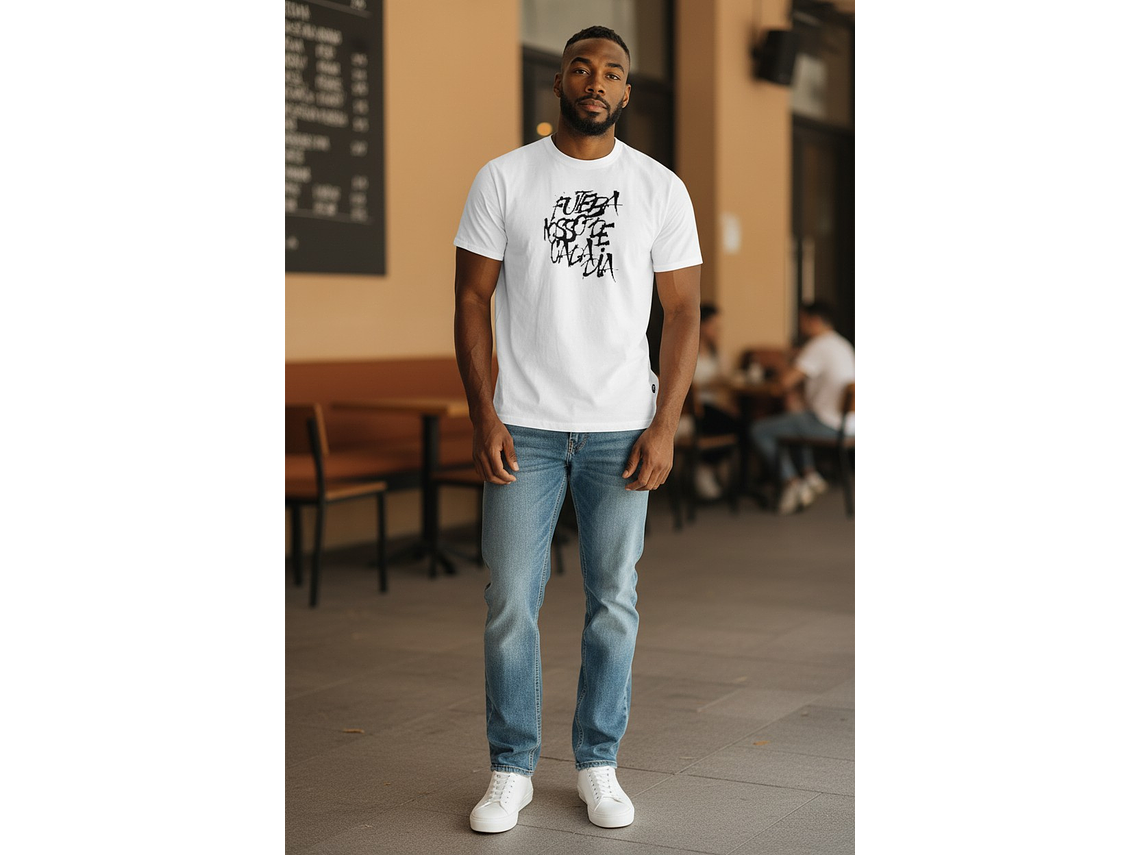 Polera Penalty Futbol Diario Blanco 5