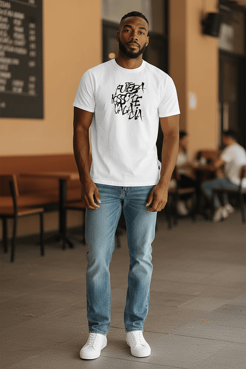 Polera Penalty Futbol Diario Blanco