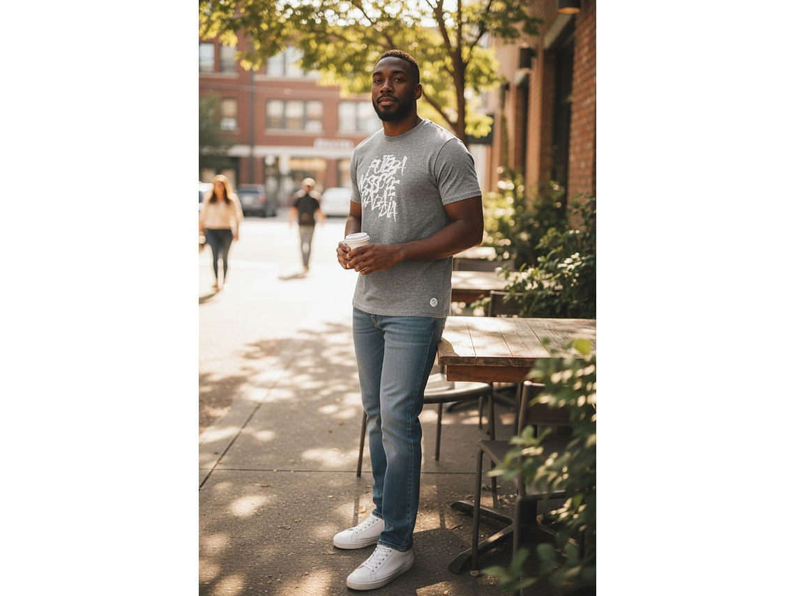 Polera Penalty Futbol Diario Gris 4