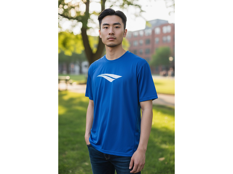 Polera Penalty Logomania Azul Rey 4