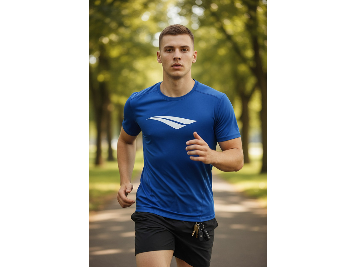 Polera Penalty Logomania Azul Rey 6