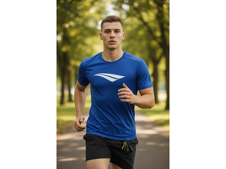 Polera Penalty Logomania Azul Rey 6