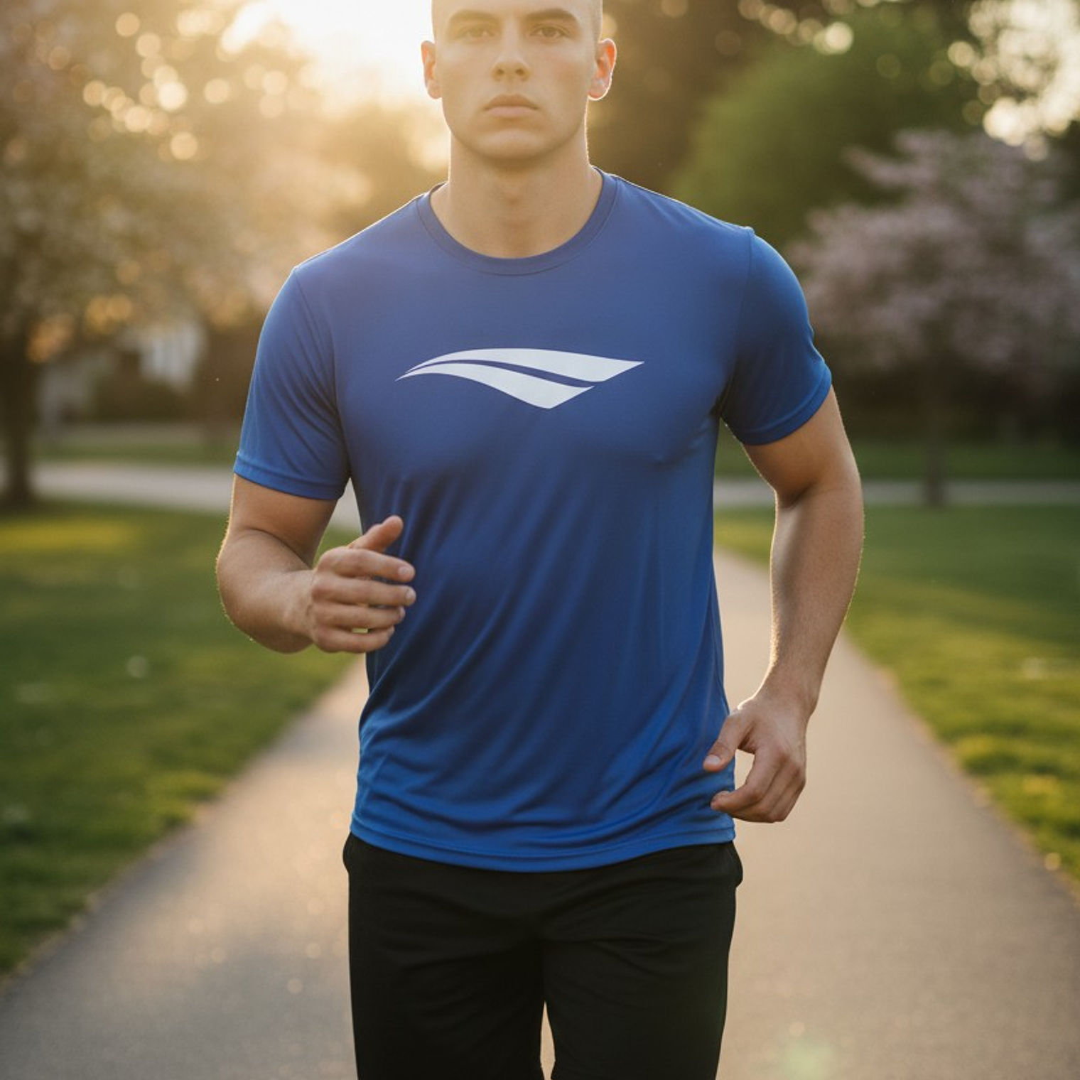 Polera Penalty Logomania Azul Rey 7