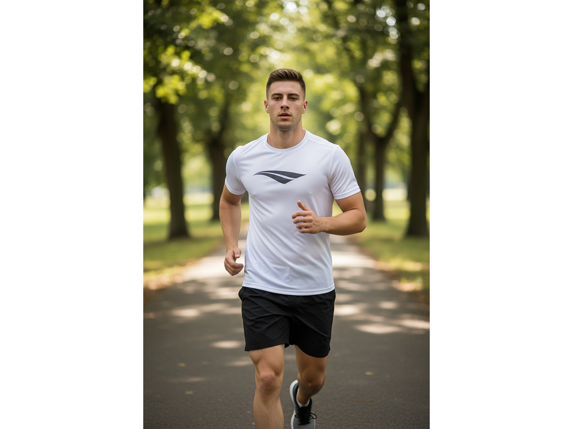 Polera Penalty Logomania Blanco 4