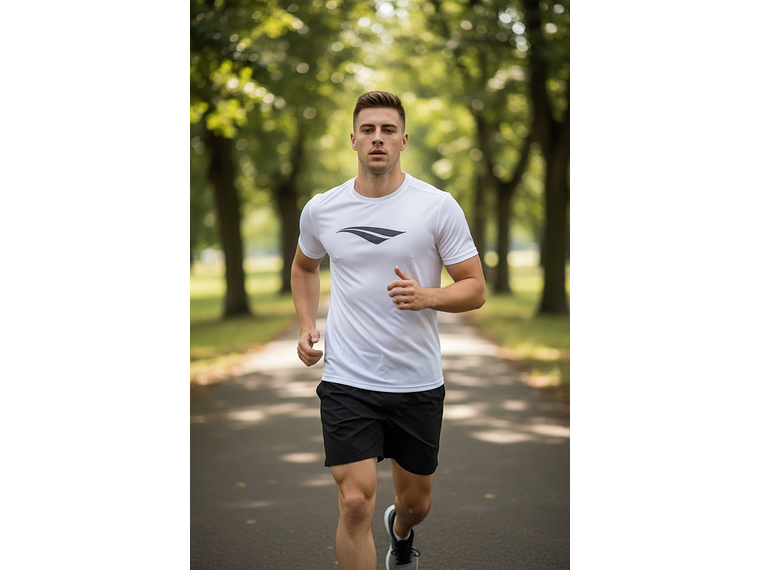 Polera Penalty Logomania Blanco 4