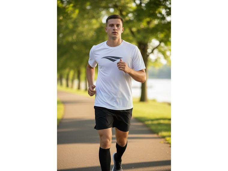 Polera Penalty Logomania Blanco 5