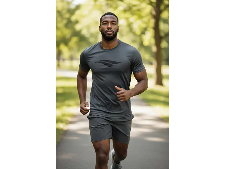 Polera Penalty Logomania Gris Oscuro 2