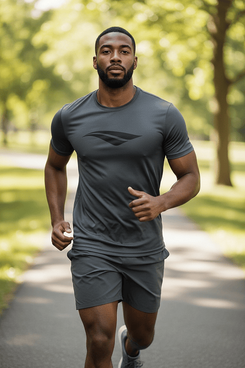 Polera Penalty Logomania Gris Oscuro