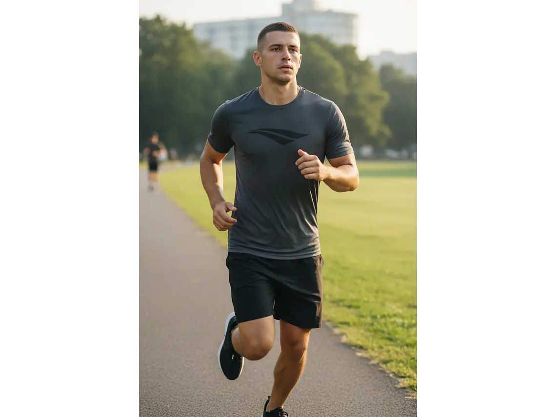 Polera Penalty Logomania Gris Oscuro 3