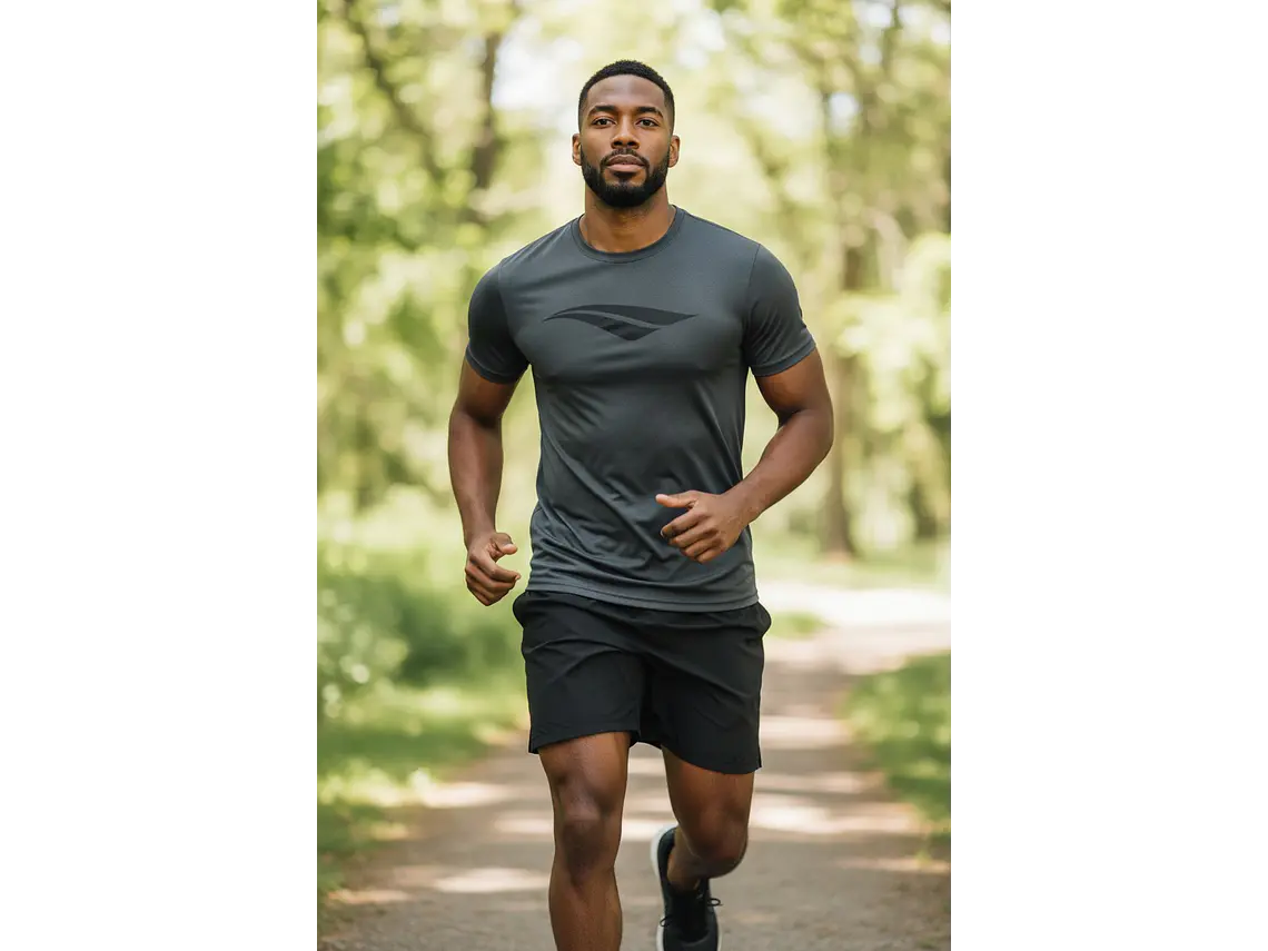 Polera Penalty Logomania Gris Oscuro 4