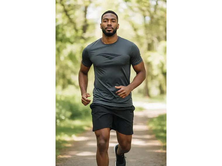 Polera Penalty Logomania Gris Oscuro 4