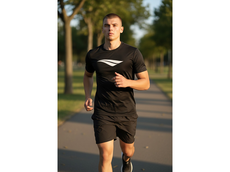 Polera Penalty Logomania Negro 2