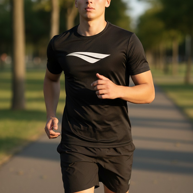 Polera Penalty Logomania Negro 2