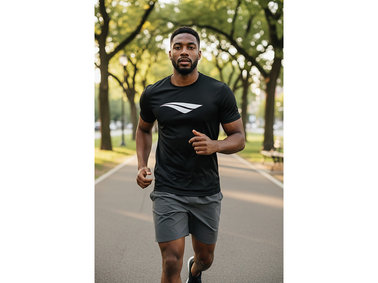 Polera Penalty Logomania Negro 3