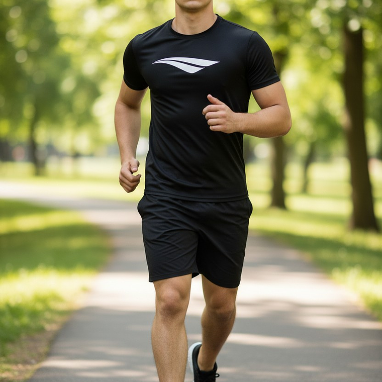 Polera Penalty Logomania Negro 4