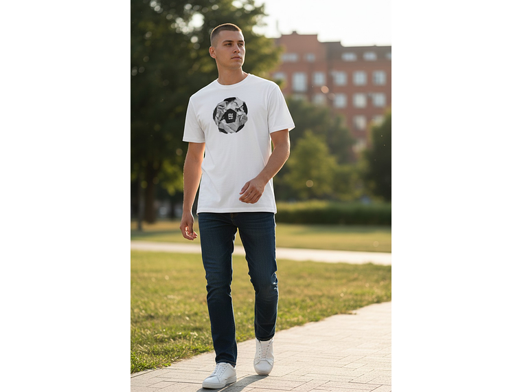 Polera Penalty Pelota Blanco 2