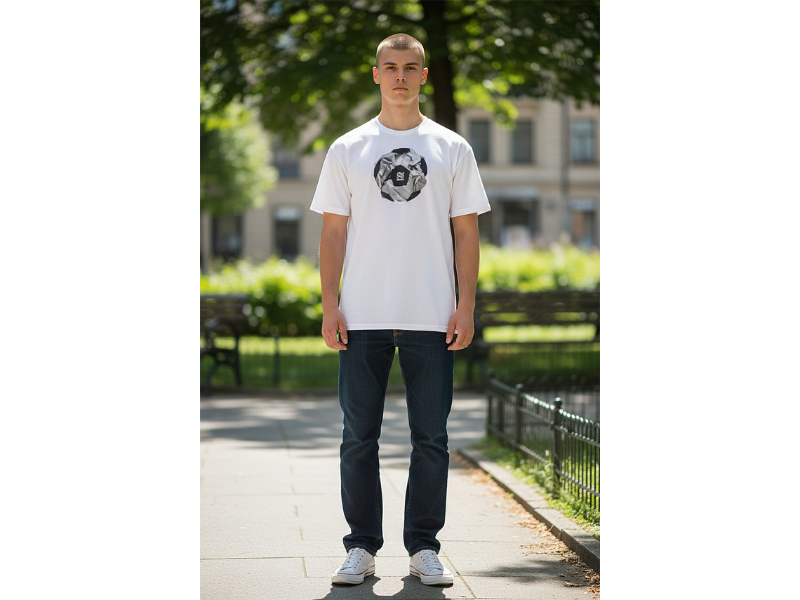 Polera Penalty Pelota Blanco 3